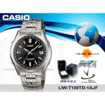 CASIO_LIW-T100TD-1AJF_日系_黑面_日期_太陽能_電波_男錶 LIW-T100TD 國隆手錶專賣店