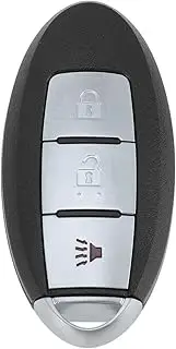 X AUTOHAUX KR5S180144106 433Mhz Replacement Keyless Entry Remote Smart Key Fob for Nissan Rogue 2014 2015 2016 2017 2018 285E3-4CB1A 285E34CB1A 4A Chip 3 Buttons