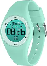 L LAVAREDO Kids Fitness Tracker Watch, Digital Activity Tracker Watch for Kids Ages 3-12, Non-Bluetooth, Alarm/Calorie/Pedometer Count Steps Wrist Watch for Kids