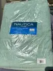 Nautica Two Bath Sheet Set 34x64" Ocean Turquoise 100% Cotton Absorbent Low Lint