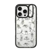 iPhone 16 Pro Impact Ring Stand Case MagSafe Compatible Skeleton Yoga