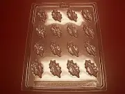 SMALL OAK LEAVES MOLD- Make Chocolate/Candy/Cake Decorations at Home! USA!