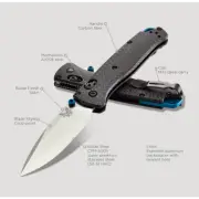 BENCHMADE 535-3 BUGOUT Axis Folding Knife