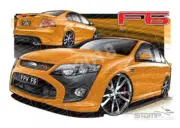 FPV FG F6 FG F6 OCTANE TWIST A3 FRAMED PRINT (FV209B)