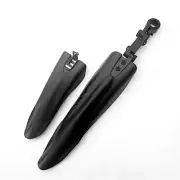 Black Mountain Bike Bicycle Road Tire Front Rear Mudguard Set Mud Guard3347
