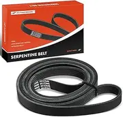 A-Premium Engine Serpentine Drive Belt Compatible with Chevrolet Beretta 1991/1995-1996, Cavalier 1991-1996, Corsica 1991/1995-1996 & Pontiac Sunfire 1995-1997, Tempest 1991, 2.0L 2.2L