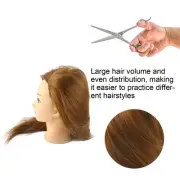 Mannequin Head Practice Manikin Cosmetology Doll Hairstyling Training Head W L2S