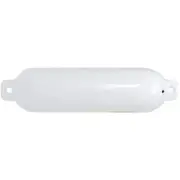 Taylor Made Vinyl Inflatable Fender Side Bumper, Oval-Shaped Design Shiny White