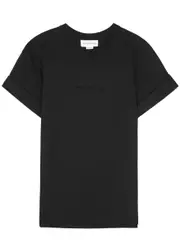 Victoria Beckham Printed Cotton T-shirt - Black - M (UK12 / M) M (UK12 / M)