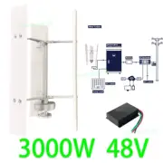 3000W 48V Wind Turbine Generator Windmill Energy Wind Power With MPPT Controller