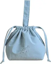 Ijinsha ChacoChaco Lunch Drawstring Bag, Blue 60390