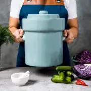 5L Fermentation Crock Pot Jar - Fermenting Onggi Pickling, Kimchi & Sauerkraut