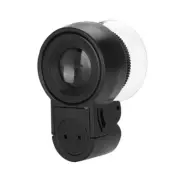 45X Zoom LED UV Light Pocket Microscope Jewelry Magnifier Loupe Glass Lens Mini
