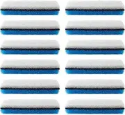 PET STANDARD Premium Water Filter Compatible with NPET® WF020 Water Fountain. Rectangular-Shaped, Washable Pet Fountain Filters with Triple Filtration System, Pack of 12