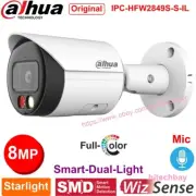 Dahua 8MP 4K Built-in Mic SMD+ PoE Smart-Dual-Light IP Camera IPC-HFW2849S-S-IL