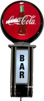 Massive Coke Coca Cola BAR Wall Sign Led Lighting Light