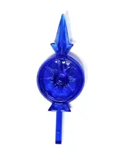 Blue Medallion Compass Star Vintage Round Topper For Ceramic Christmas Trees