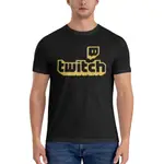 TWITCH 電視紫色遊戲熱門銷售圖形 T 恤