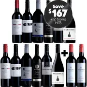 Wine of the Month Cabernet Dozen Plus Two Bonus, Australia multi-regional Cabernet Sauvignon Wine Case, Wine Selectors