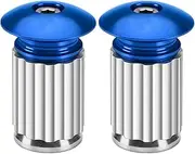 Cycling Hand Grip End Caps - 1 Pair Road Bike End Plugs Riding Cap | Aluminum Alloy Motor Bike End Caps | Bike Handlebar End | Cycling Handlebar End Caps | Bike Handlebar End Caps for Men, Women