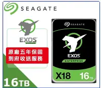 在飛比找Yahoo!奇摩拍賣優惠-聯迅科技-Seagate【Exos】企業碟 16TB 3.5