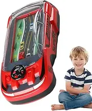 Misaakoeq Racing Adventure Car | Driving Steering Wheel Toy | Realistic Driving Simulator, Two Player Mode, Interactive Family Toy for Kids Adult
