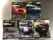 HOT WHEELS PREMIUM 2024 H FAST & FURIOUS SET OF 5 CHEVY CAPRICE BENTLEY NISSAN