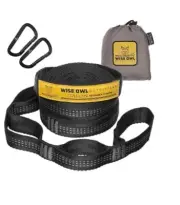 Wise Owl Outfitters Hammock Straps for Trees Heavy Duty - 10ft Long,