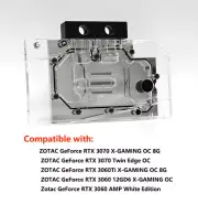 Granzon GPU Water Block For ZOTAC RTX3060 Ti/RTX3070 X-GAMING OC 8G/Twin Edge OC