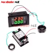 Black Digital Ammeter Voltmeter LCD Panel Amp Volt Meter Gauge AC 100A 80-300V