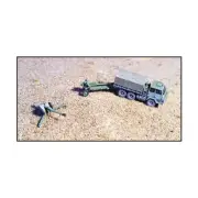 GHQ Modern Micro Red China 1/285 122mm Howitzer SX190-7PM Pack New