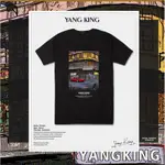 ［二手］❗️YANG KING 「小孩看車」款黑色短袖T （內有上身圖及衣服現況實拍照）