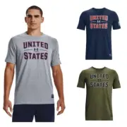 Under Armour 1377066 Men's UA Freedom United States Tee Short Sleeve T-Shirt