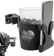 Bottle Holder for Stroller,Handlebar Rotatable Water Cup Holder for Stroller -Drinking Bottle Storage Clip for Cycling Enthusiasts for Golf Carts, Electric Scooters