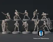 Commando Droid Squad | Galactic Armoury | Legion | 3d Printed