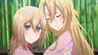 Anime girls blonde long hair screenshot otome game sekai Playmat Game Mat Desk