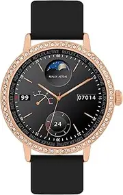 Reflex Active Series 7 Smart Watch with Colour Touch Screen & Stone Set Case with Up to 7 Day Battery Life, Black