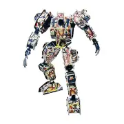 Zilipoo Military Army Robot Weapon 59pcs 3D Puzzle DIY Building Kit