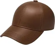 [Mumcu's Leather - Leather Wants To Be Mumcu's] Mumcu's Leather Baseball Cap Sheepskin Adjustable Classic Referee Snapback Dad Hat