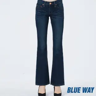 【BLUE WAY】女裝 空系列低腰 喇叭褲 牛仔褲-BLUE WAY