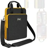 ZINZ Expandable 13" Travel Water Resistant Laptop Shoulder Bag, for 13-14" MacBook Air/Pro 2024,12.9 iPad Pro 6th/5th/4th Gen