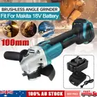 Brushless Cordless 100mm 4'' Angle Grinder Tool Battery Charger For Makita 18V