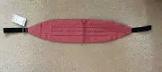 Vineyard Vines Pink Palm Tree Print Silk Cummerbund New
