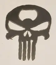 Punisher Bottle Opener Metal Cutout FREE SHIPPING