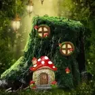 Bonsai Trees Mini Fairy Doors Lawn Ornament Yard Art Statue