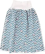 Hohopeti Adorable Nappy Skirt Waterproof Leak-proof Diaper Toddler Potty Training Seat High-waist Nappy Pants for Boys Girls