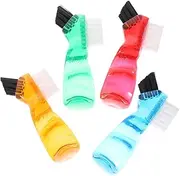 BCOATH 4pcs Brush Toothbrush Double-Head Mini for Home Oral Care Practical Cleaning