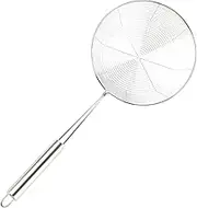 ABOOFAN Stainless Steel Mesh Strainer Frying Oil Filter Long Spoon Handle Easy to Clean Versatile