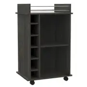 Dukat Bar Cart Espresso MDF