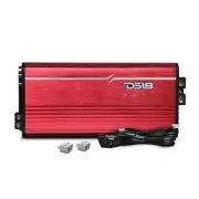 DS18 FRP-5K/RD 1-Channel Car Amplifier Full-Range Class D 5000 Watt RMS Amp Red